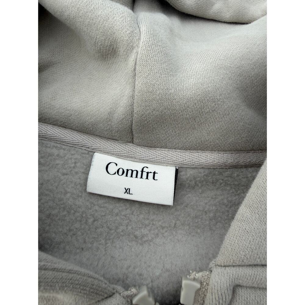Comfrt Travel Essential Zip Hoodie - Beige - Size XL - Picture 5 of 6